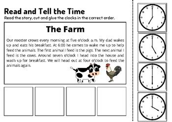 Time Reading Comprehension Worksheet 的图像结果