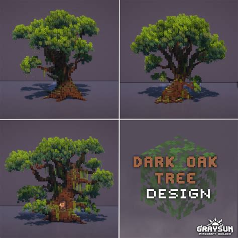 Giant Dark Oak Tree Minecraft 的图像结果