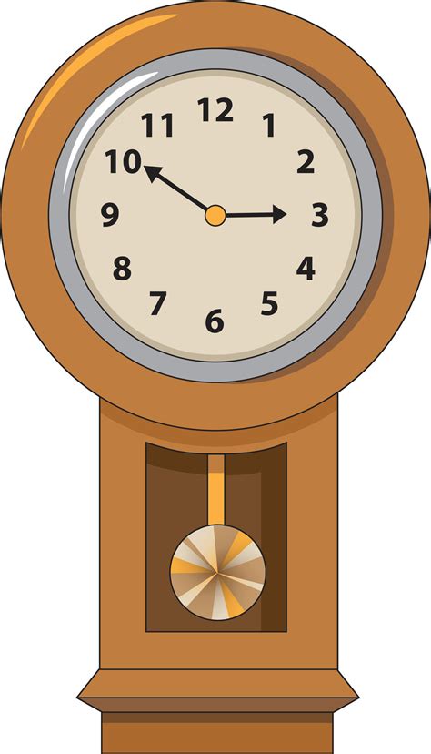 A pendulum clock 36148059 Vector Art at Vecteezy