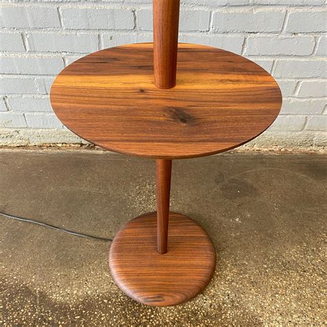 Solid Walnut Mid-Century Modern Floor Lamp - MidMod Decor