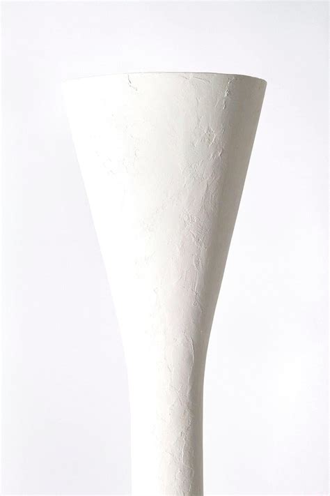 Contemporary White Plaster Floor Lamp, KEL by Garnier&Linker For Sale ...