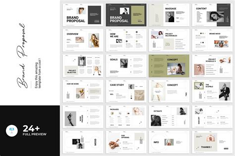 Brand Proposal Keynote Key Presentation Template, Presentation Templates