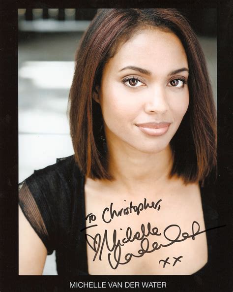 Chris Autographs: Michelle Van Der Water