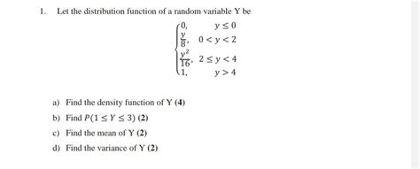 Image result for Distribution Function of a Random Variable