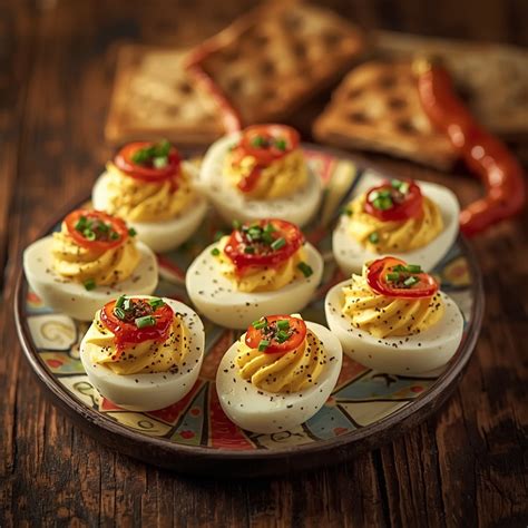 Bloodshot Eyeball Deviled Eggs with Sriracha - Recipes By Elina