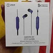 Samsung C&T ITFIT Wireless Bluetooth in Ear Earphones with Mic (Black ...