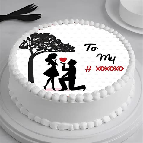 Sweet Valentine’s Proposal Cake | YummyCake