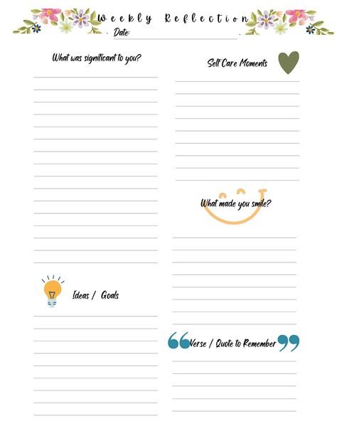 Image result for How to Write Weekly Reflection Journal PDF