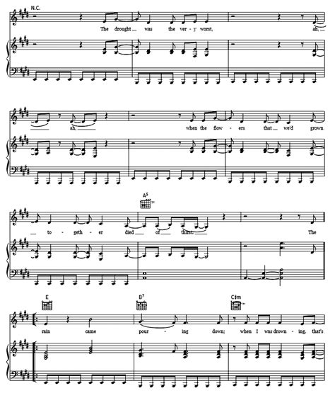 Clean by Taylor Swift Sheet Music - Meta-chords