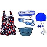 Buy TEMPEST Swimming Kit for Girls with 1 Swimming Costume | Swim Suit ...