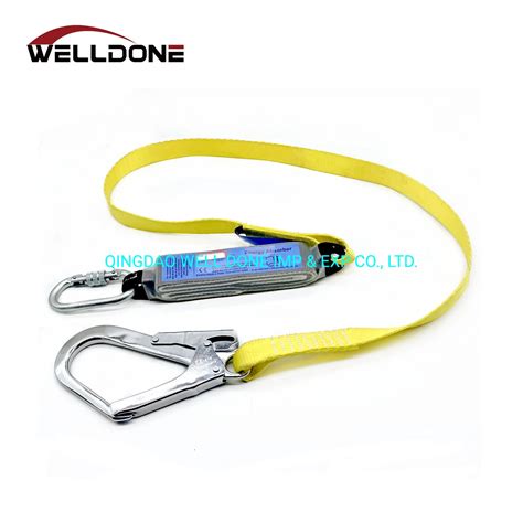 Fall Protection Shock Resistant Polyester Single / Double Energy ...