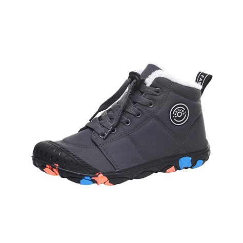 Xfvqtps Children Snow Boots High Top Outdoor Sports Keep Warm Non Slip ...