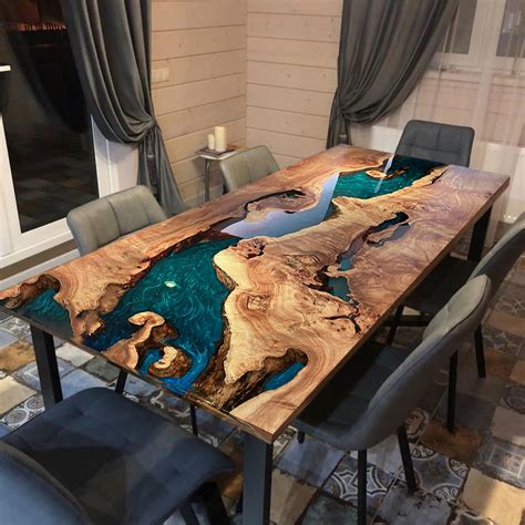 Custom Epoxy River Tables – SEAWAVETABLE