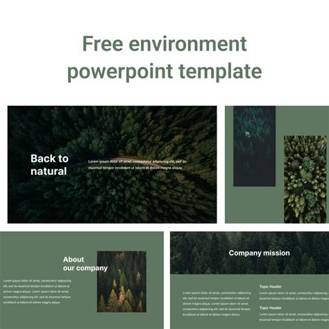 Environment Template Design for PowerPoint 的图像结果