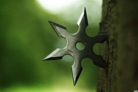 Vibrant Shuriken HD Wallpaper - Ninja Star Desktop Background by ...