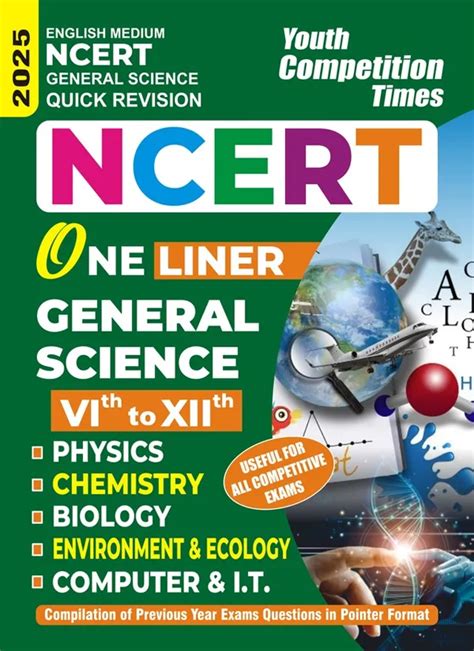 Yctbooks NCERT General Science Quick Revision Oneliner VI-XII 2025 ...