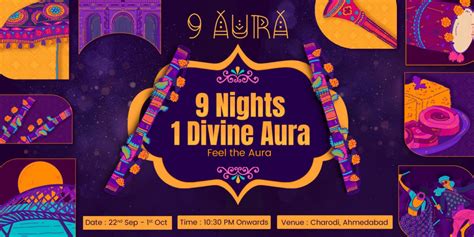 9AURA Garba 2025 – Ahmedabad | 22nd Sept to 1st Oct | AllEvents
