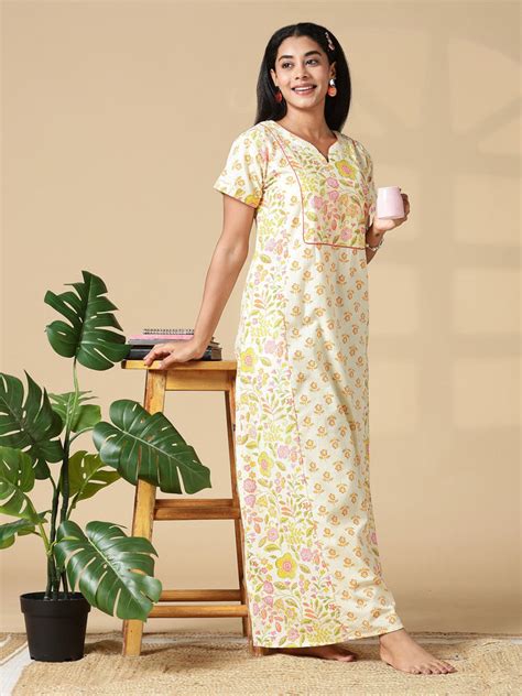 Shop Latest And Trendy Pure Cotton Nighty Online in India – 9shines label