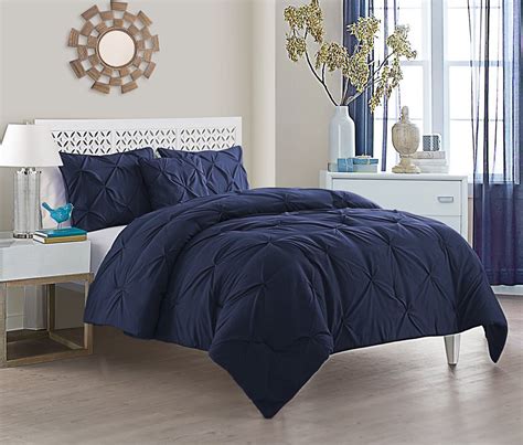 Vcny Carmen 4 Piece Comforter Set-King-Blue : Amazon.in: Home & Kitchen