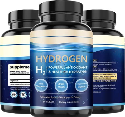 Amazon.com: Molecular H2TAB Hydrogen Tablets with Magnesium -12 PPM ...