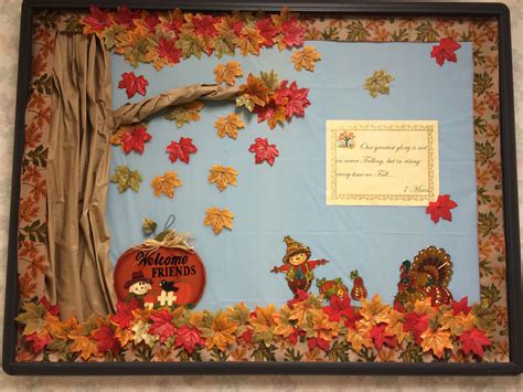Fall board decor | Bulletin board tree, Fall bulletin boards, Fall ...