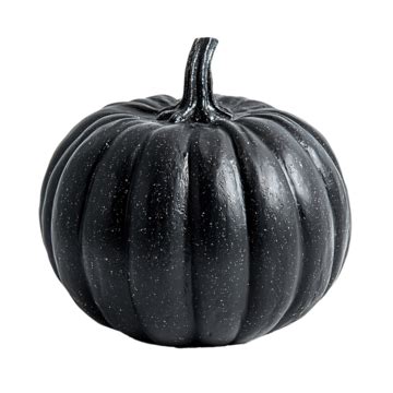 Black Pumpkin Decoration For Halloween Events, Black Pumpkin, Glowing ...