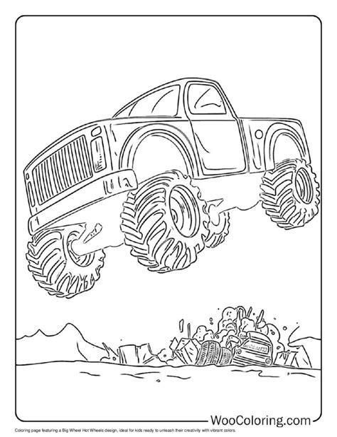 100+ Hot Wheels coloring pages (Free PDF To Print) | Woo Coloring