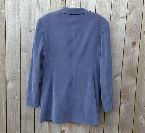 Vintage Disegni Women’s Suit- Jacket & Skirt, Blue, S… - Gem