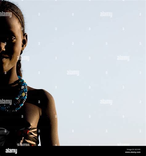Young Afar Tribe Girl, Assaita, Afar Regional State, Ethiopia Stock ...
