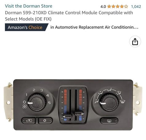Image result for 2003 Chevy Avalanche Climate Control Module Repair