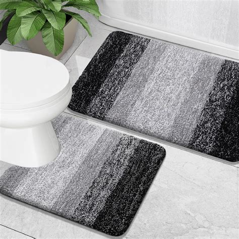 Amazon.com: OLANLY Luxury Bathroom Rug Set 2 Piece, Soft Absorbent ...