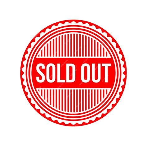 Sold Out Stamp Vector 的图像结果