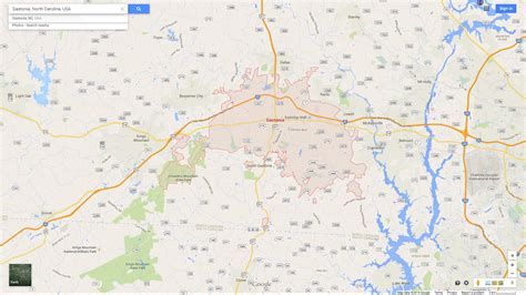 Gastonia North Carolina Map - United States