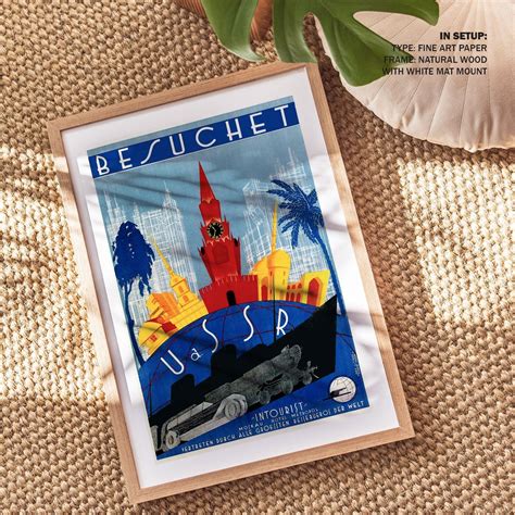 Buy U S S R Travel Poster Art & Prints Online India at Best Price ...