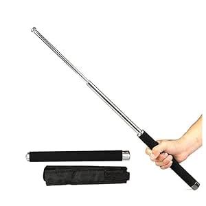 ruloksha stainless steel self defence stick Foldable Pointer Compact ...
