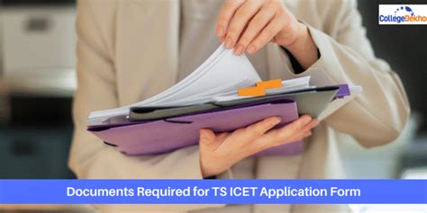 Documents Required for TS ICET 2024 Application Form: Photo ...