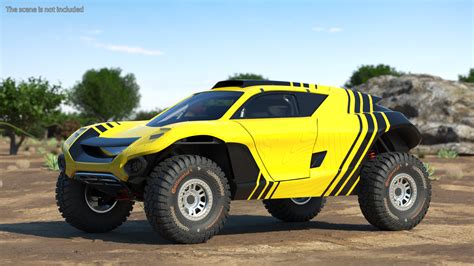 3D model Extreme E Car Racing Electric SUV Clean Rigged for Maya | 3D ...