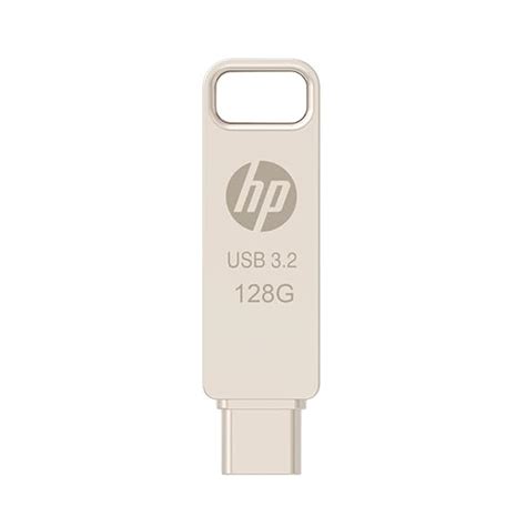 HP 886C 128GB OTG Flash Drive 3.2 Gold/Metallic Swivel Design/Durable ...