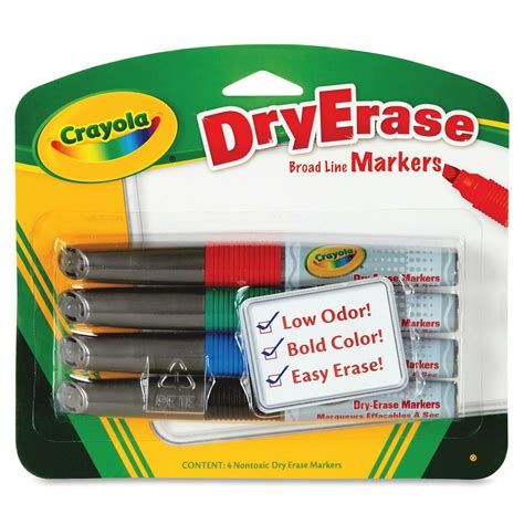 Crayola Dry Erase Markers - CYO988626 | OfficeSupply.com