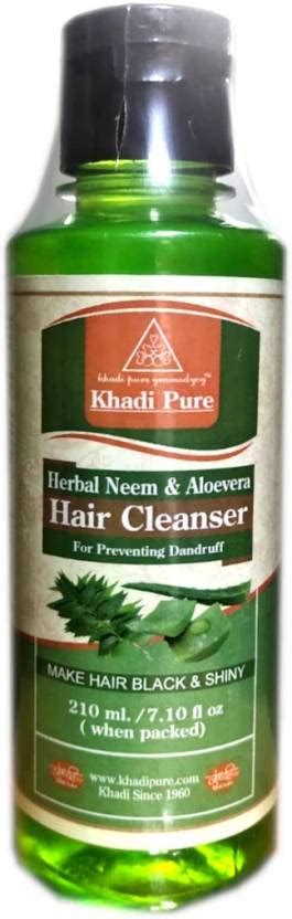 Khadi Pure Gramodyog HERBAL NEEM ALOEVERA HAIR CLEANSER - 1 PCS - Price ...