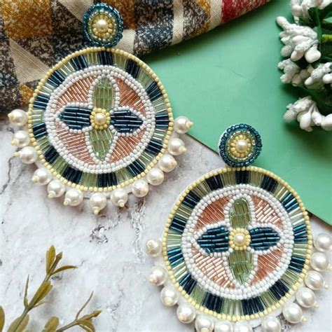 Handmade Beaded Indian Earrings – A Little Extra