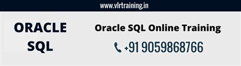 Oracle Sql online training