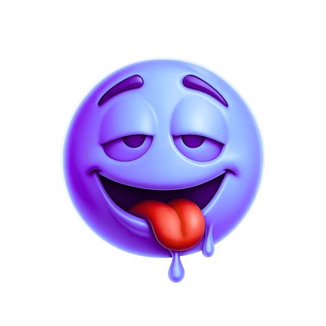 Slobber PNG Emoji Transparent » Download PNG Emoji