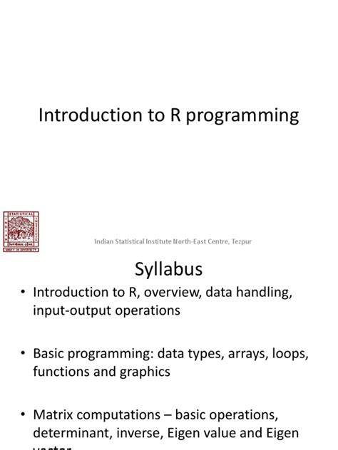 R Programming Tutorial PDF 的图像结果