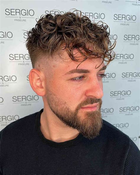 Low Taper Fade For Curly Hair