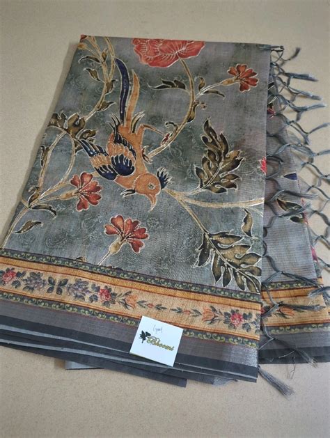 Soft Tusser With Pita Work