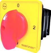 Salzer (L&T) Cam Operated Rotary Switch S32 B13 32Amps 3 Pole ON - OFF ...