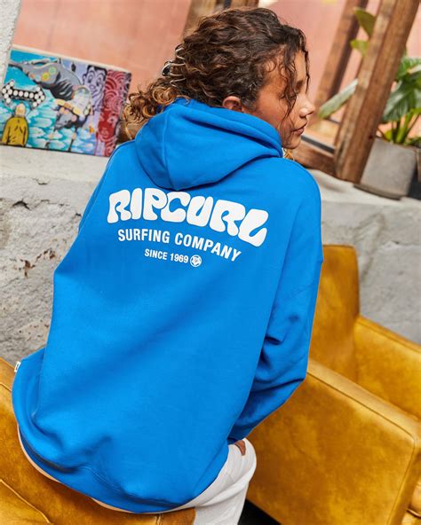 Rip Curl Surf Puff Heritage Hoodie In Royal Blue - FREE* Shipping ...