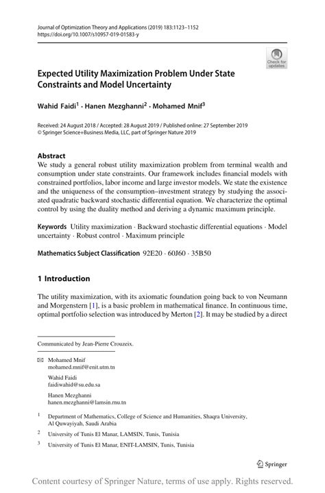 Image result for Utility Maximization Model