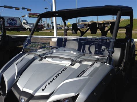 Buy Yamaha viking,viking vi 1/4 polycarbonate half windshield 2014-2022 ...